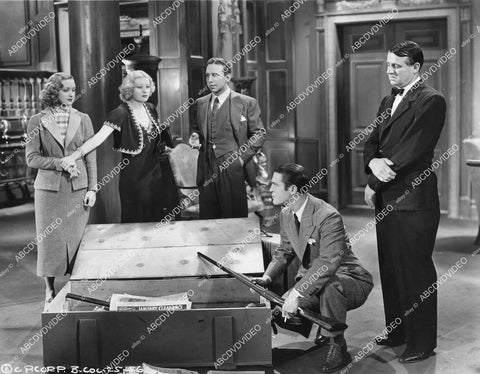 crp-02638 1936 Marian Marsh, Margot Grahame, Lloyd Nolan, Chester Morris, Gene Morgan film Counterfeit crp-02638