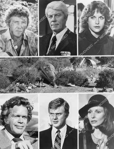 crp-02670 1977 Robert Reed, Peter Graves, Season Hubley, Susan Strasberg, Martin Milner,Doug McClure TV SST Death Flight crp-02670