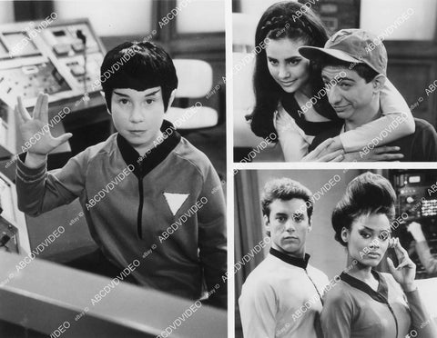 crp-02701 1987 Tannis Vallely, Dan Frischman, Robin Givens Star Trek spoof TV Head of the Class crp-02701