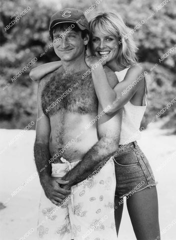 crp-02761 1986 island romance Robin Williams, Twiggy film Club Paradise crp-02761