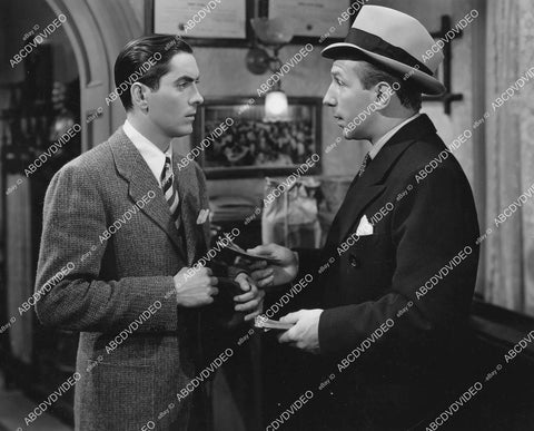crp-02840 1940 Lloyd Nolan, Tyrone Power film Johnny Apollo w working title Dance with the Devil crp-02840