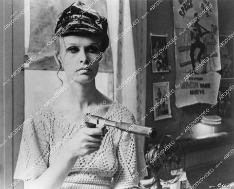 crp-02879 1971 sexy Madeleine Le Roux w her pistol film Cry Uncle crp-02879