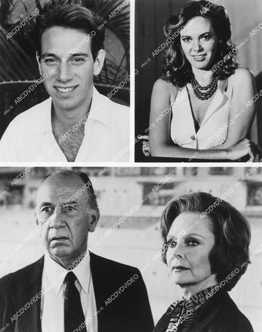 crp-02980 1981 Miguel Ferrer, Anne Lockhart & parents Jose Ferre, June Lockhart TV Magnum, P.I. crp-02980