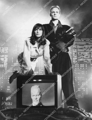 crp-03035 1987 Matt Frewer, Amanda Pays TV Max Headroom crp-03035