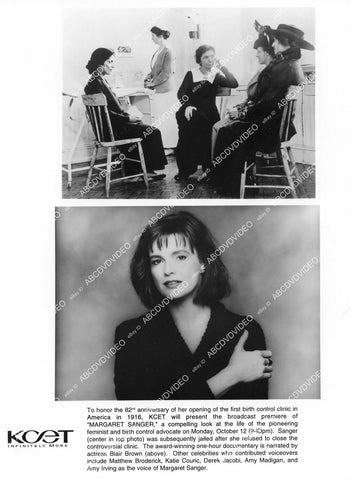 crp-03065 KCET Margaret Sanger documentary TV hosted by Blair Brown crp-03065