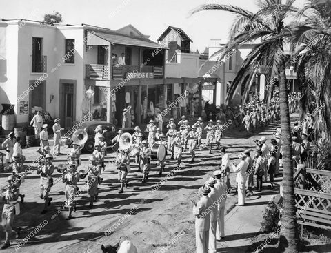 crp-03119 1942 military marching band sequence film Two Yanks in Trinidad crp-03119