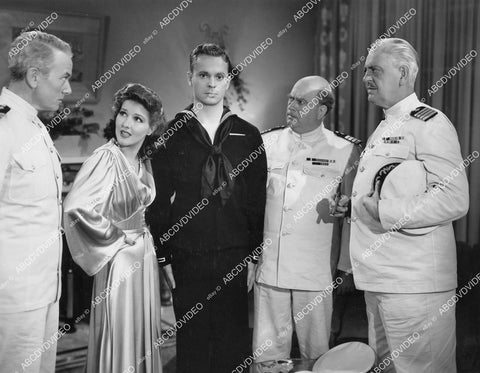 crp-03278 1942 Thurston Hall, Jean Parker, Larry Parks,Ferris Taylor, Herbert Rawlinson film Hello, Annapolis crp-03278
