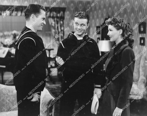 crp-03288 1942 Tom Brown, Jean Parker, Larry Parks film Hello, Annapolis crp-03288