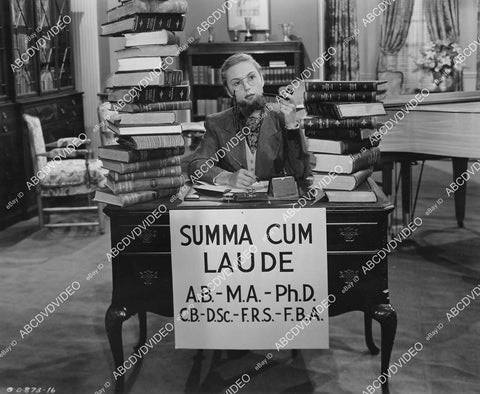 crp-00339 1946 Norma Vance is Suda Cum Laude w a bunch of alphabet soup film Betty Co-Ed crp-00339