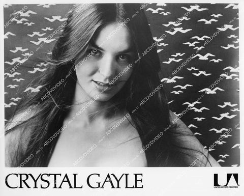 crp-03412 1970's music singer Crystal Gayle portrait crp-03412