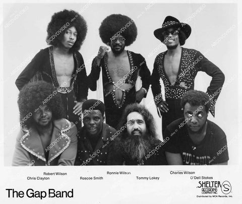 crp-03418 1970's music funk group The Gap Band Robert & Ronnie & Charles Wilson crp-03418