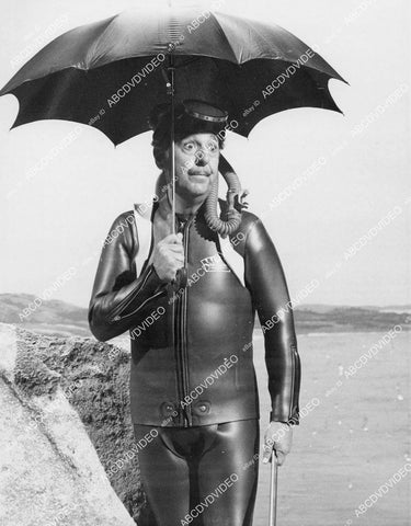 crp-03426 1970 music country western singer Tennessee Ernie Ford in scuba gear TV Special crp-03426