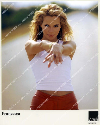crp-03446 1990's music singer beautiful Francesca portrait crp-03446