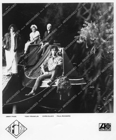 crp-03470 1985 music rock group The Firm Jimmy Page, Tony Franklin, Chris Slade, Paul Rodgers crp-03470