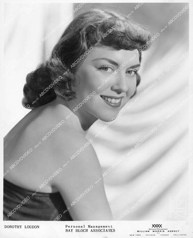 crp-03481 1940's music singer beautiful Dorothy Loudon portrait crp-03481