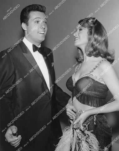crp-03519 1965 music singer Jack Jones w stunning Victoria Carroll TV The Jack Benny Program crp-03519