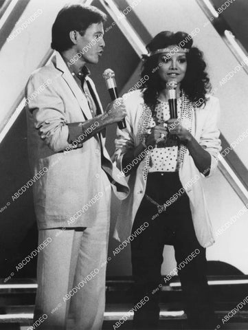 crp-03543 1984 music Rick Dees, LaToya Jackson TV Solid Gold crp-03543