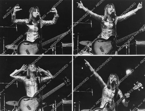 crp-03708 1974 music female rock star Suzi Quatro performing TV special Wide World in Concert crp-03708