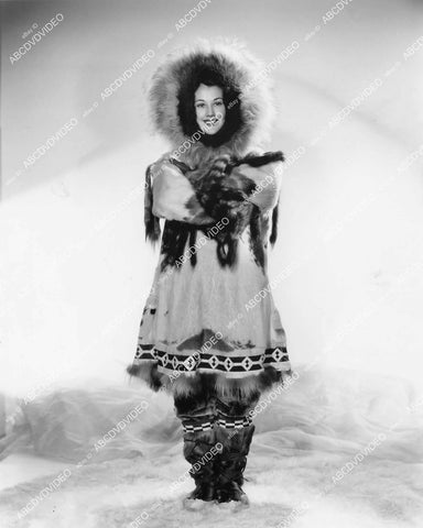 crp-03777 1936 Valdez Alaska born Diane Cook in parka film The Great Ziegfeld crp-03777