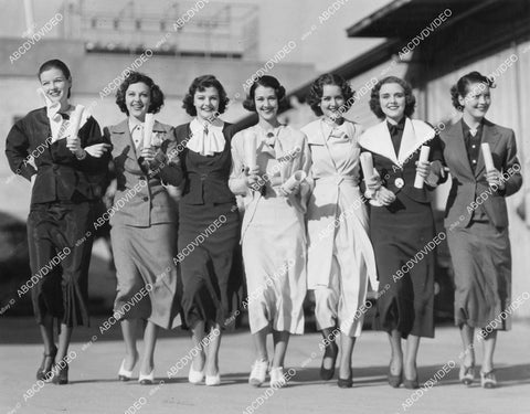 crp-03779 1935 chorus girls Lorna Low, Connie Meyers, Wanda Perry, Diane Cook, Bonnie Bannon, Mary Lou Dix Lange crp-03779