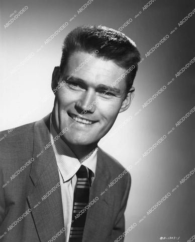 crp-03792 1955 handsome Chuck Connors portrait film Three Stripes in the Sun crp-03792