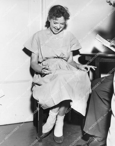 crp-03803 1953 crime photo Dorothy Comingore (of Citizen Kane) in jail arrested for prostitution crp-03803