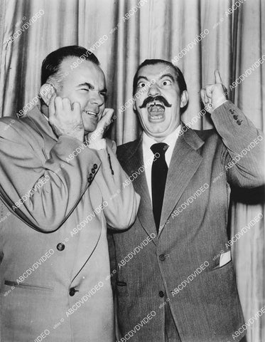 crp-03811 1940's Johnny Olsen, Jerry Colonna ABC-AM radio show Johnny Olsen's Luncheon Club crp-03811