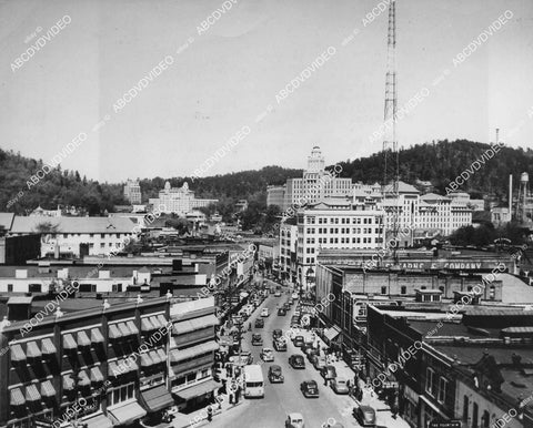crp-00385 1947 news photo Hot Springs Arkansas famous spa w view Arlington Hotel no gambling policy crp-00385