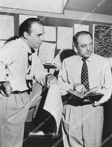 crp-00392 1950 CBS newsroom Allan Jackson Larry LeSueur newsmen correspondents crp-00392
