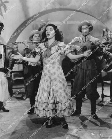 crp-03964 1941 Puerto Rican actress Diosa Costello singing away film They Met in Argentina crp-03964
