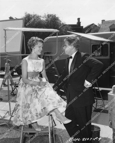 crp-03988 1958 music singer Jill Corey, John Alderman on location film Senior Prom crp-03988