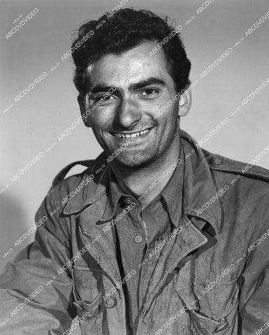 crp-04008 1952 Bonar Colleano in combat fatigues film Eight Iron Men crp-04008