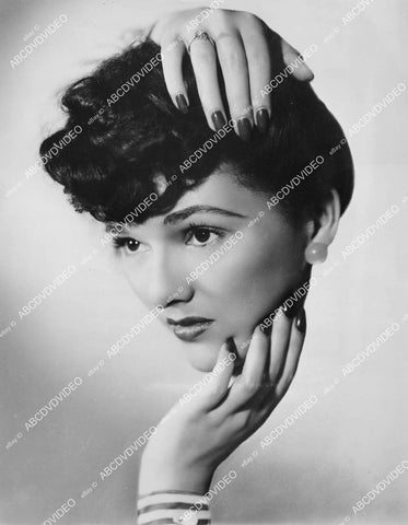 crp-00405 1942 Mimi Cabanne has her head in her hands NBC radio Treasure Chest crp-00405