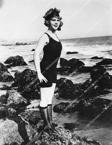 crp-04066 Ruth Byron in pre-code vintage swimwear at the beach crp-04066
