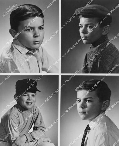 crp-04100 1960's child star Kevin Burchett quad portrait crp-04100