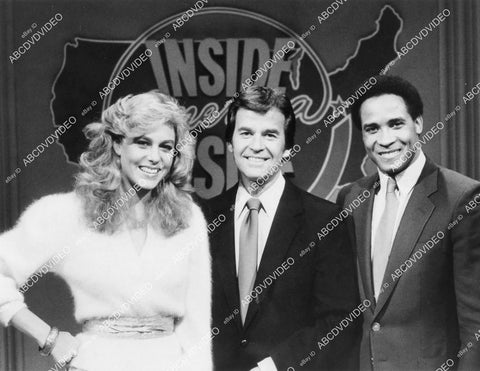 crp-04126 1982 Miss Universe Shawn Weatherly, Dick Clark, Lynn Swann TV Inside America crp-04126