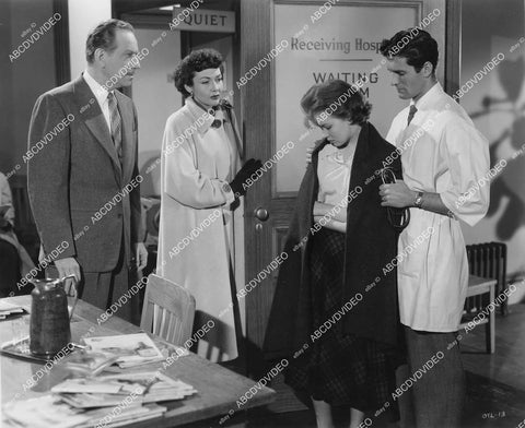 crp-00432 1951 Hugh O'Brian Joan Evans Melvyn Douglas Lynn Bari film On the Loose crp-00432