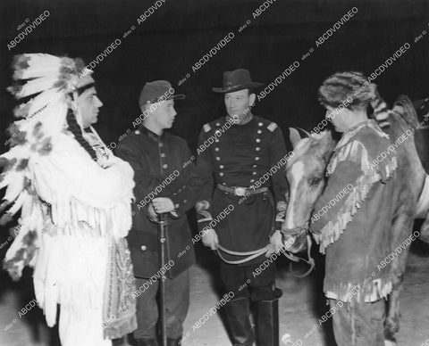 crp-00444 1954 General Kearny, Native American Yuma Indian Chief, Kit Carson Desert Cavalcade in Calexico crp-00444