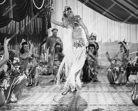 crp-04463 1944 gorgeous harem girl Ann Miller w sexy dancers film Hey, Rookie crp-04463