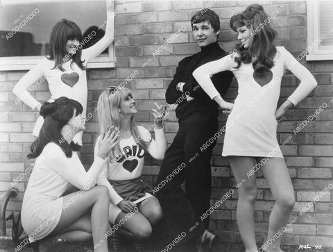 crp-00446 1968 Barry Evans Judy Geeson Angela Scoular Sheila White film Here We Go Round the Mulberry Bush crp-00446
