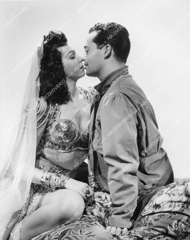 crp-04478 1944 Larry Parks w beautiful harem girl Ann Miller film Hey, Rookie crp-04478