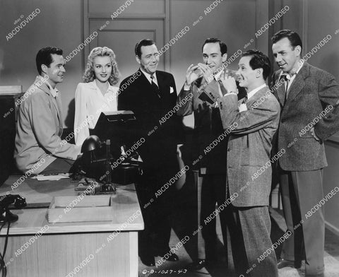 crp-04524 1944 Larry Parks, Lynn Merrick, Ray Walker, The Two Chords film Stars on Parade crp-04524