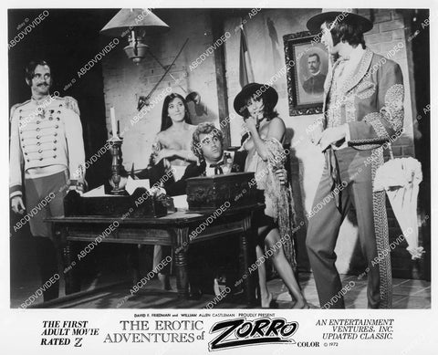 crp-00458 1972 Jacqueline Giroux Penny Boran Lynn Harris sexy time film The Erotic Adventures of Zorro crp-00458
