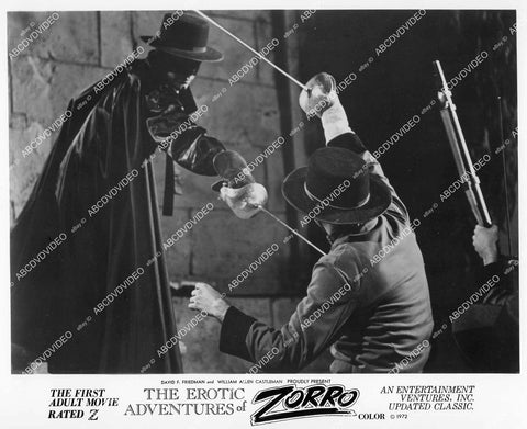 crp-00460 1972 Jacqueline Giroux Penny Boran Lynn Harris sexy time film The Erotic Adventures of Zorro crp-00460