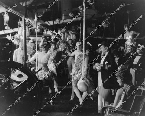 crp-04655 1924 Adolphe Menjou, Leatrice Joy yacht party silent film The Marriage Cheat crp-04655