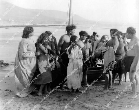 crp-04664 1924 Leatrice Joy washes ashore silent film The Marriage Cheat crp-04664
