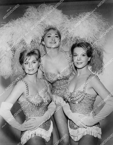 crp-04743 1963 beautiful circus girls Ann Adler, Lyse D'Anjou, Gigi Michel TV Greatest Show on Earth crp-04743