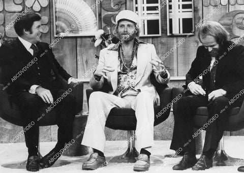 crp-04834 1976 music Mike Love, Al Jardine of The Beach Boys TV The Mike Douglas Show crp-04834