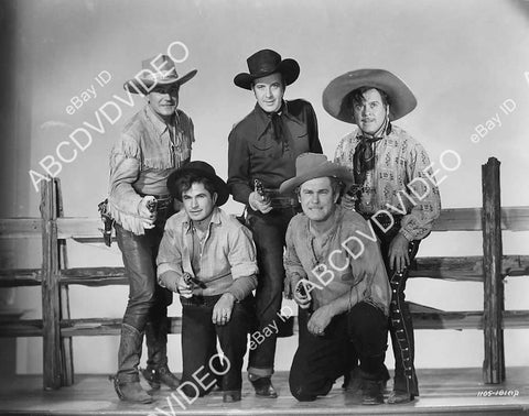 crp-04915 1941 Buck Jones, Dick Foran, Leo Carrillo, Noah Beery Jr, Big Boy Williams serial film Riders of Death Valley crp-04915