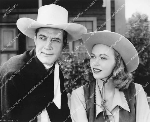 crp-04920 1945 Charles Starrett, Betty Jane Graham film Rough Ridin Justice crp-04920